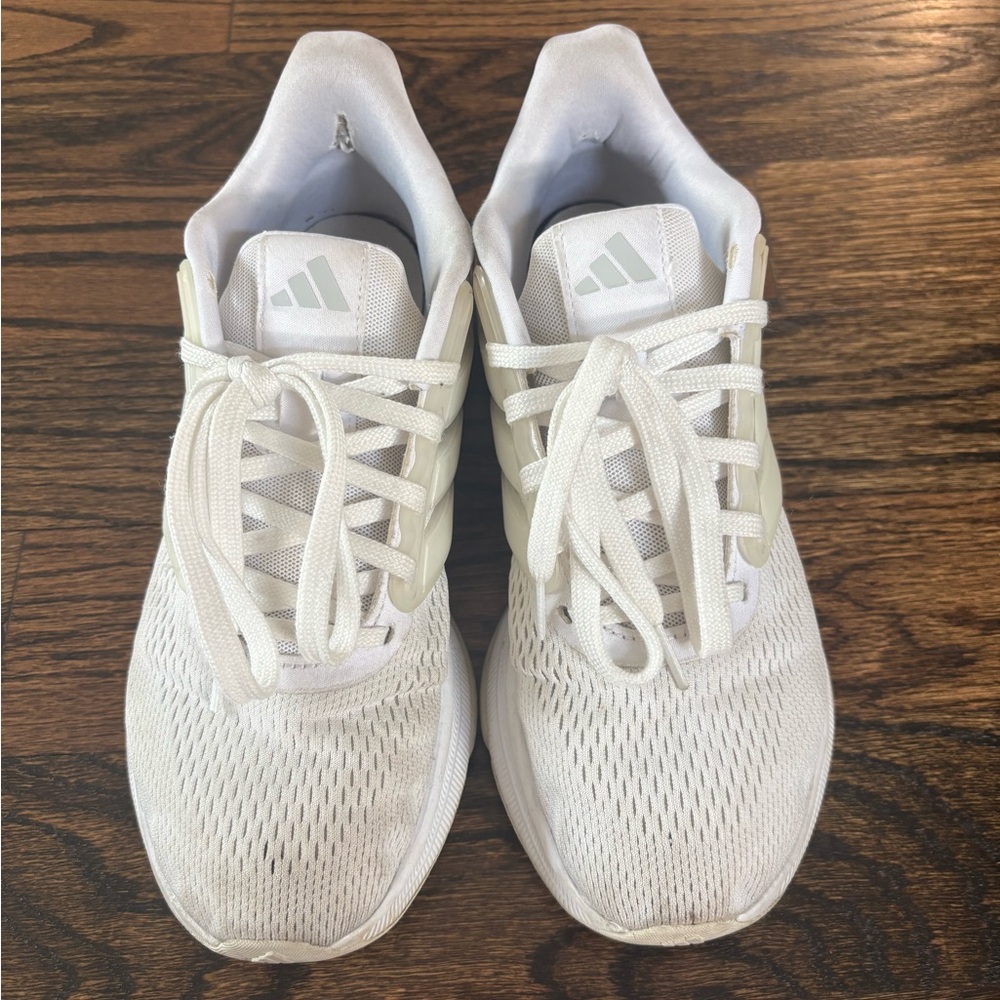Adidas Ultrabounce White Mesh Women's Running Sneakers Size 8 1/2